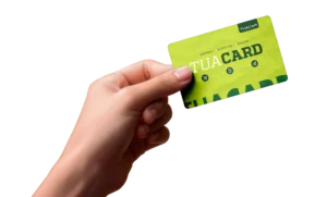 Cartão tuacard para acumular descontos na tuacar
