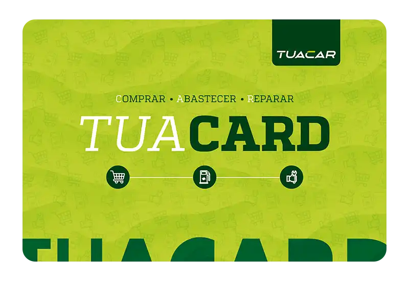 Cartão tuacard para acumular descontos na tuacar